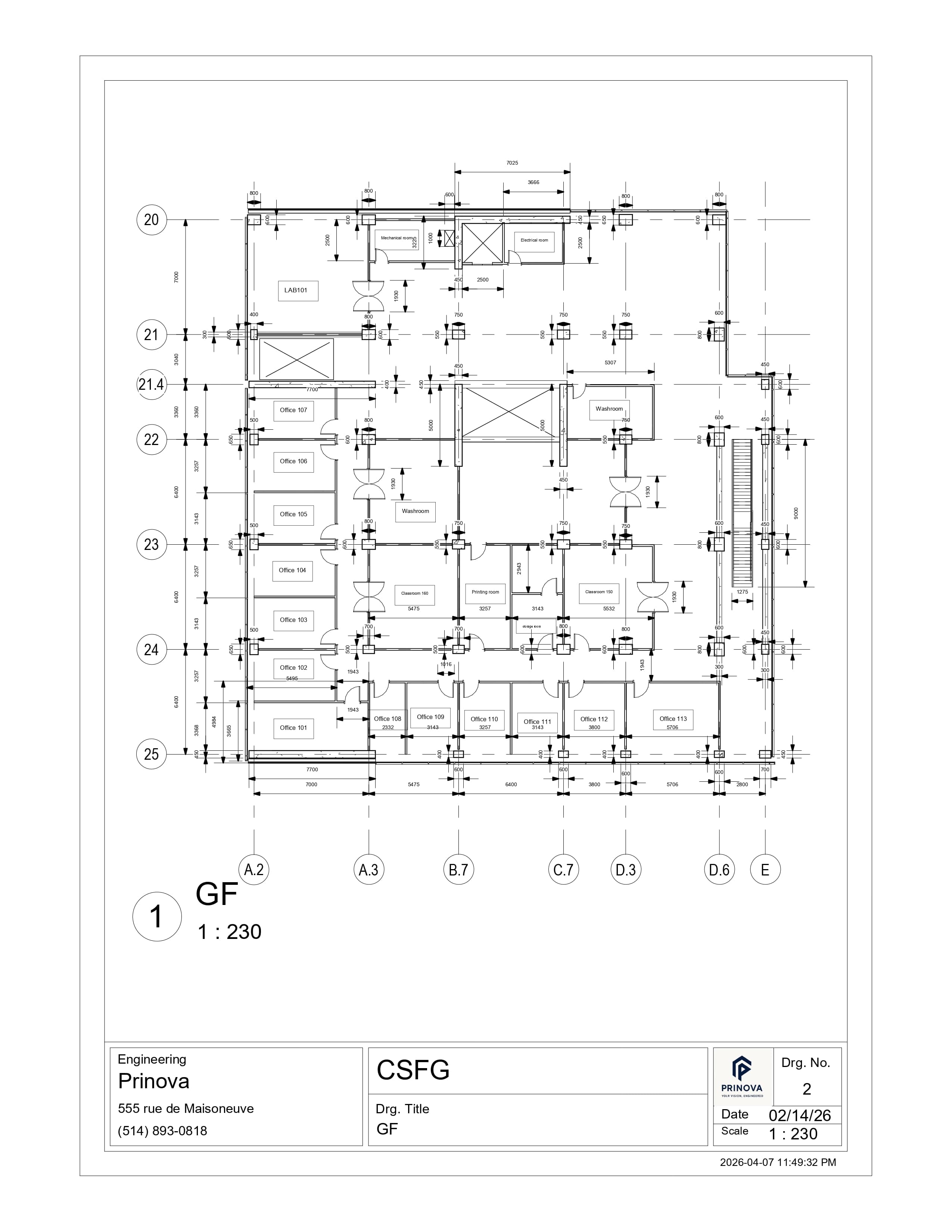Floor Plans sheet 2