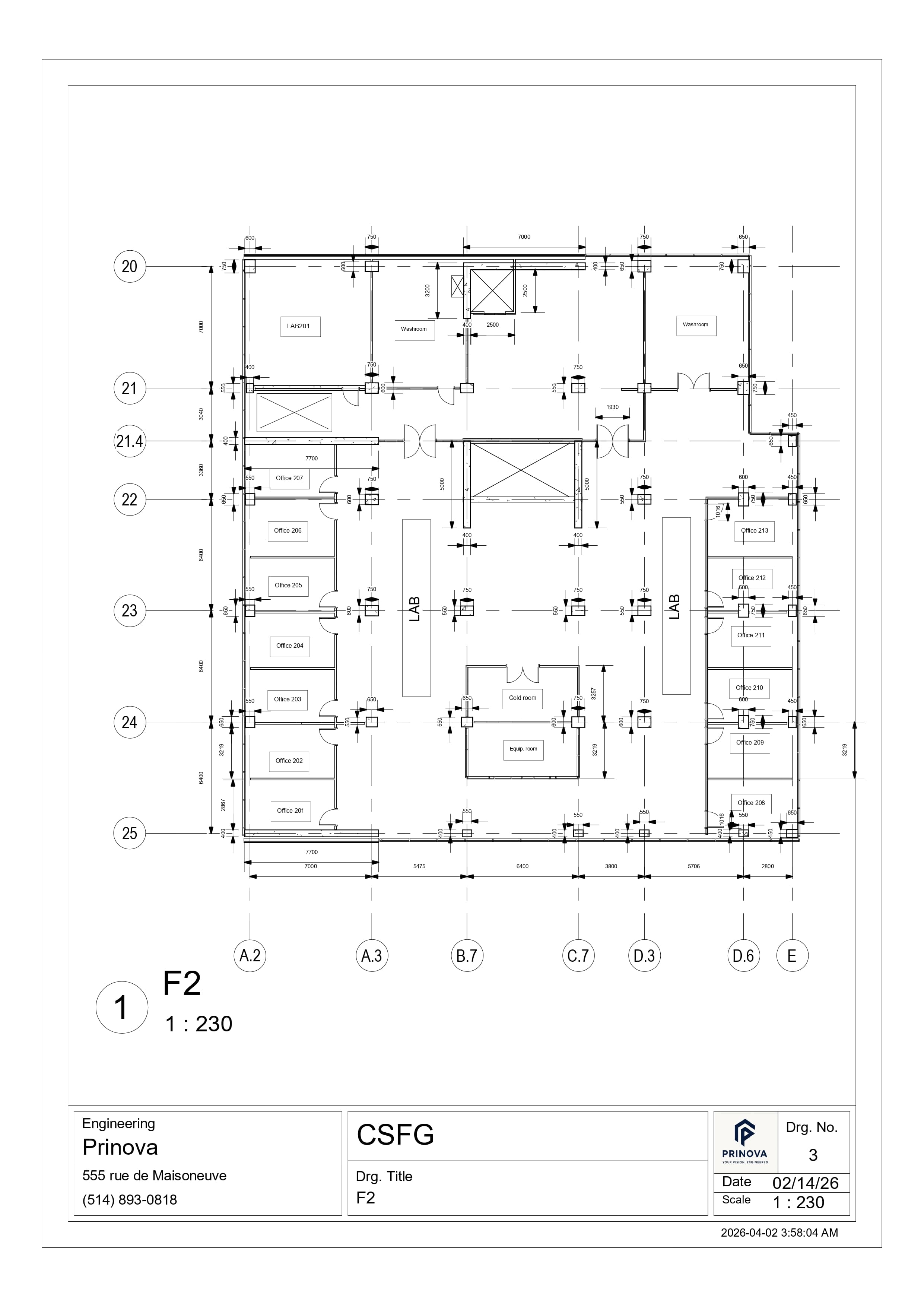 Floor Plans sheet 3