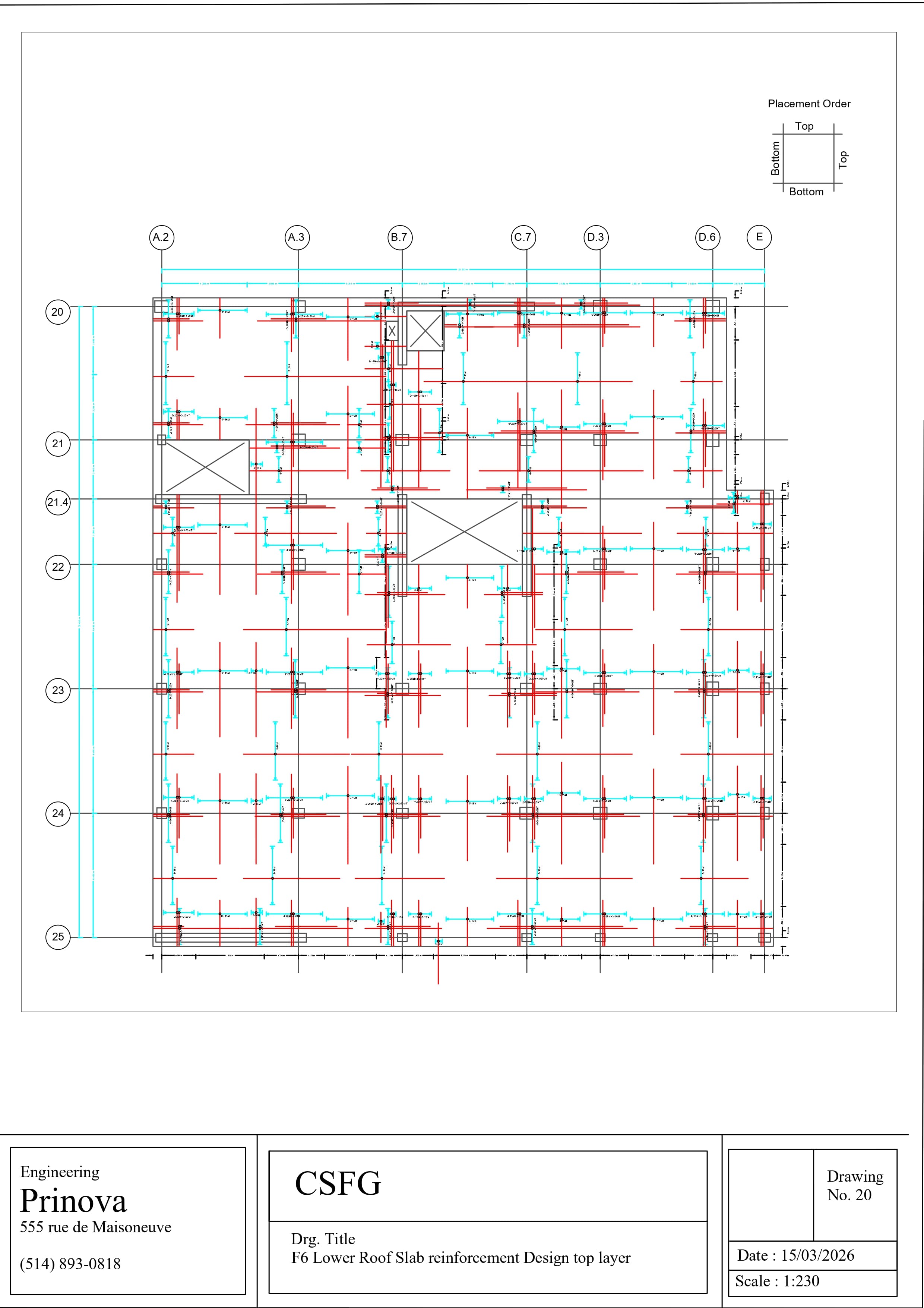 Slab Reinforcement Drawings sheet 6